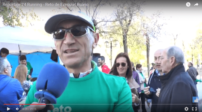 (VÍDEO) Reportaje: 24 Running – Reto benéfico de Ezequiel Ruano a favor asoc. contra cáncer de Fuentes de Andalucía