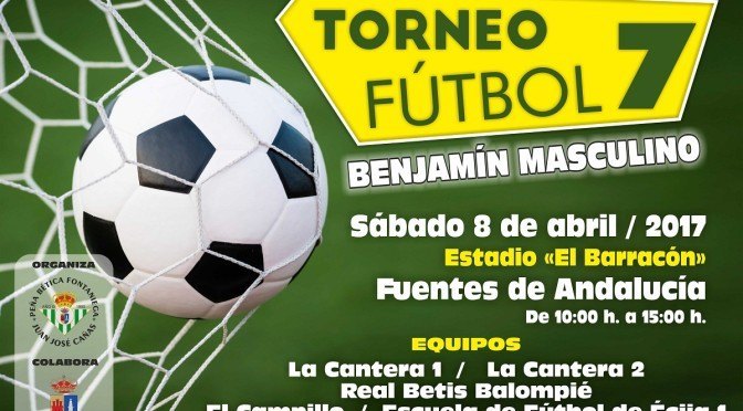 Torneo Fútbol 7 benjamín masculino, próximo (08/04/17)