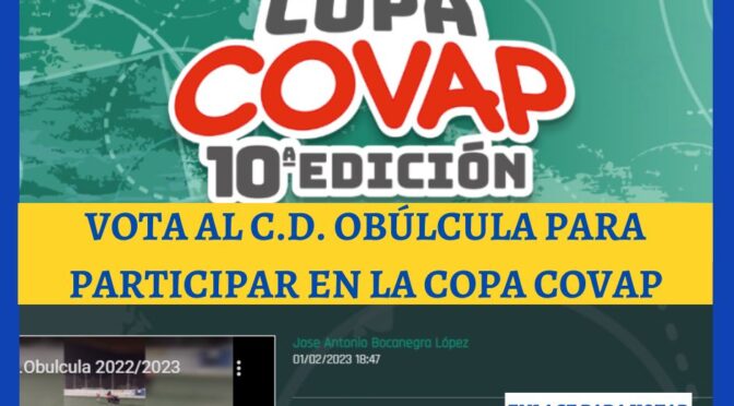 Vota al C.D. Obúlcula para participar en la Copa COVAP 2023