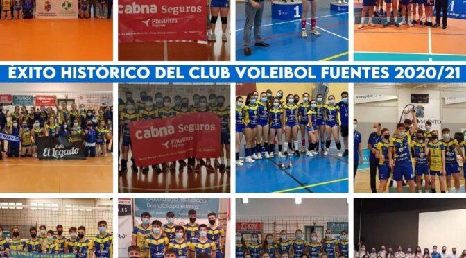 Éxito histórico del club voleibol Fuentes 2020/21