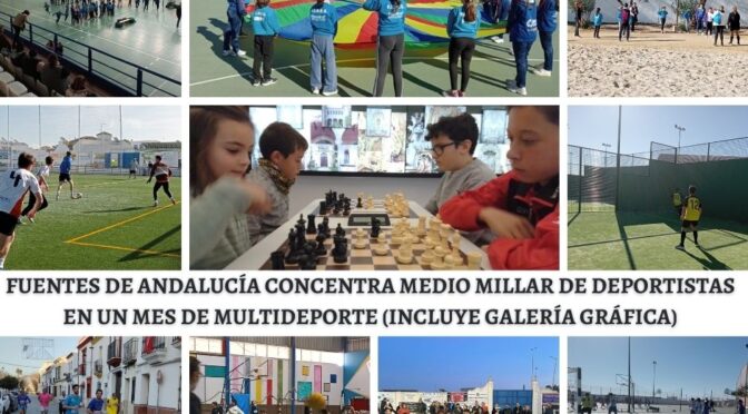 Fuentes de Andalucía concentra medio millar de deportistas en un mes de multideporte (incluye galería gráfica)